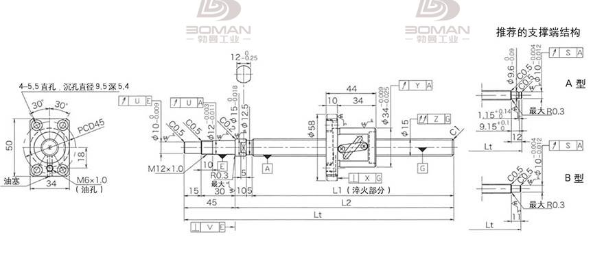 KURODA GP1505DS-BALR-0600B-C3S 日本黑田精工KURODA公司