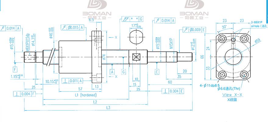 TBI XSVR02010B1DGC5-399-P1 TBI丝杆安装方法