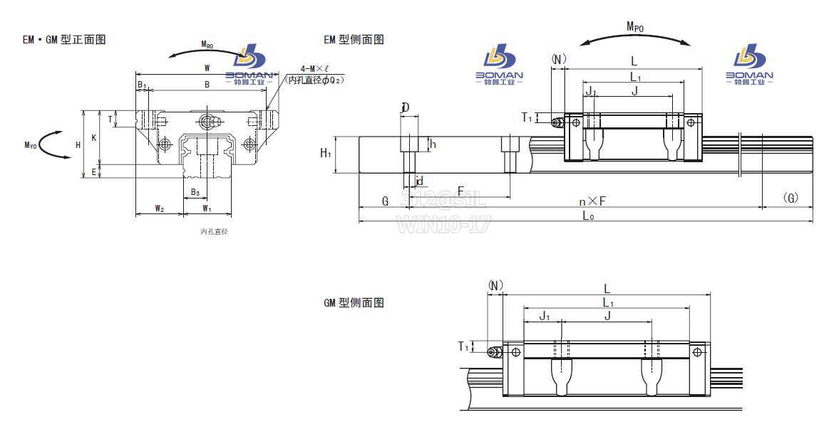 LH25EM-LH直线导轨